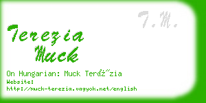 terezia muck business card